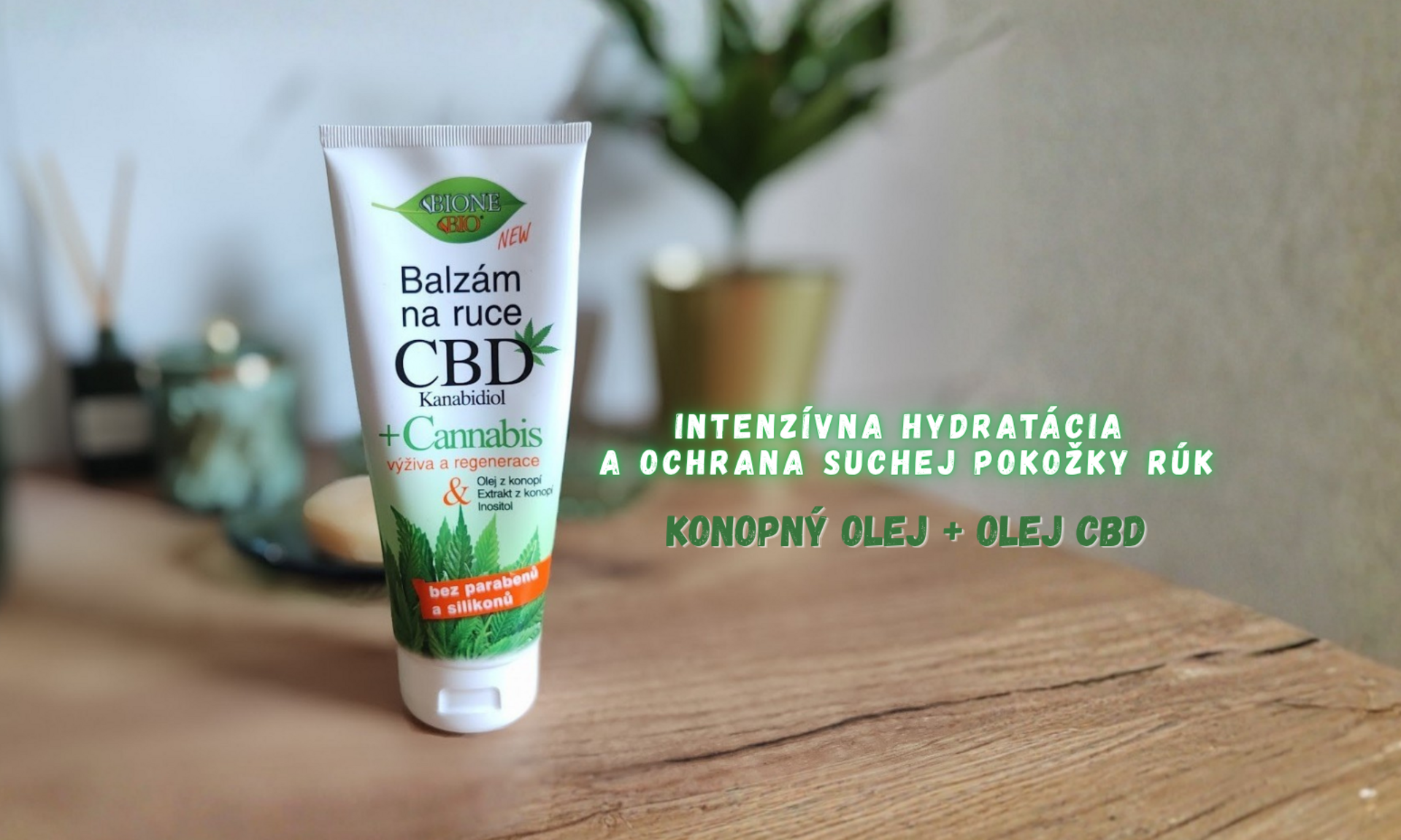 Balzam na ruky CBD Bione Cosmetics