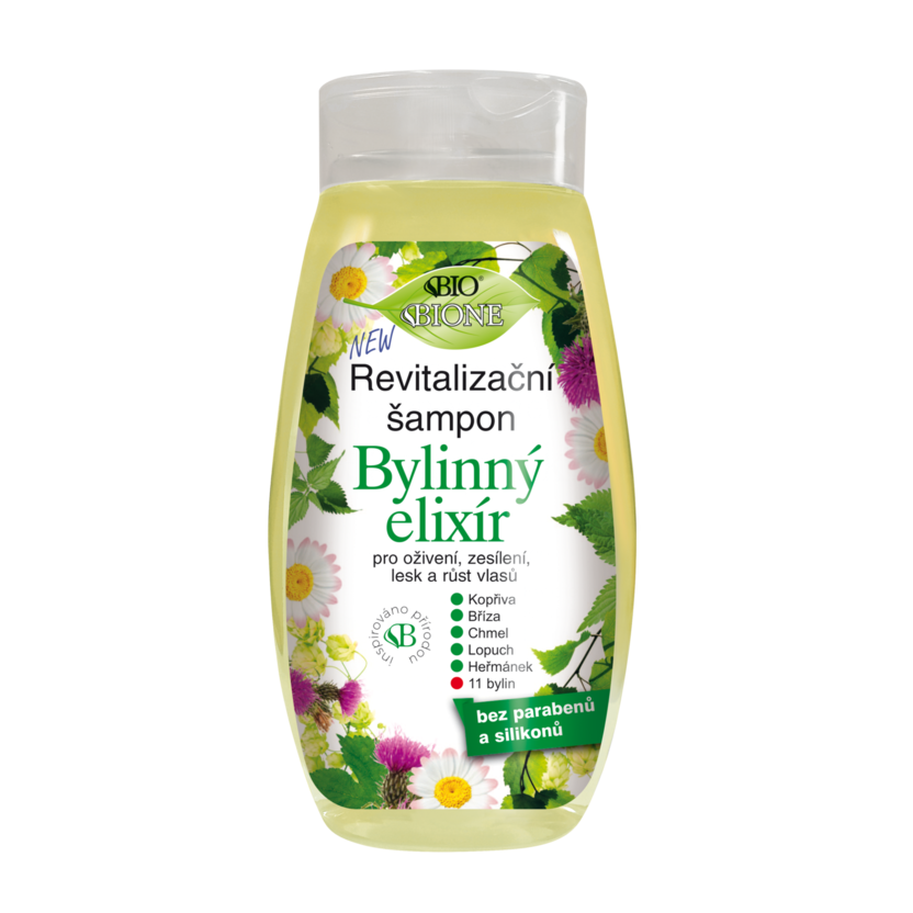 BC BIO Bylinný elixír Revitalizačný šampón 260 ml