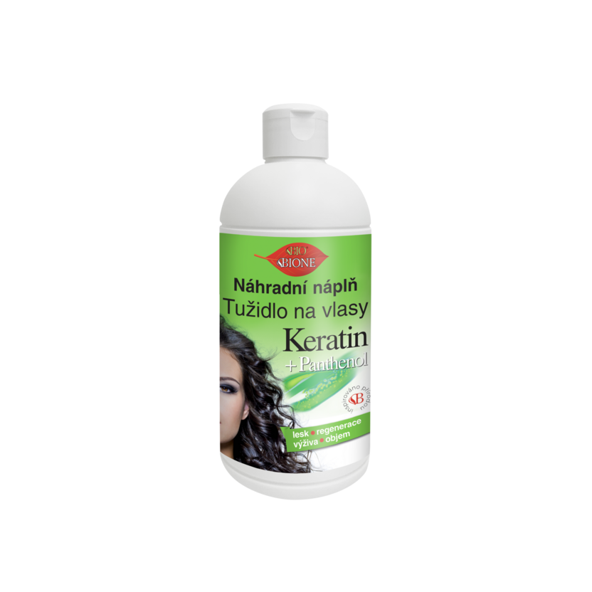 BC BIO Panthenol + Keratin Náhradná náplň -Tužidlo na vlasy 500ml