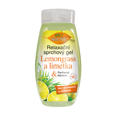 BC BIO Sprchový gél Citrónová tráva + Limetka 260 ml s Panthenolom